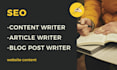 write your blog posts, articles with SEO without using ai