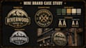 design a vintage logo, retro badge and emblem