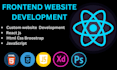 do front end react web app development figma to react