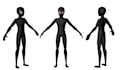 make low poly 3d character models for animation or games