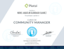 be your community manager