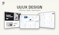 do responsive website UI UX design in figma and adobe xd