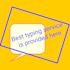 do fast and speedy typing with perfect accuracy