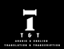 transcribe arabic and english audio files