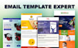 design mailerlite, aweber, brevo, constant contact email template