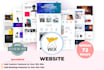build wix landing page design and redesign wix website