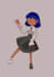 design character anime a4