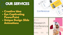 create engaging powerpoint presentations for conferences, workshops, and webinar