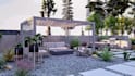 do backyard design, pool and garden design as 3d landscape architect