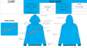 design hoodie and make tech pack
