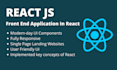create responsive websites in html css javascript react nodejs nextjs