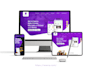 create professional app landing page website