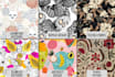 design seamless pattern, floral pattern, and geometric pattern design