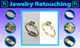 do HD quality jewelry retouch and put the jewelry in model