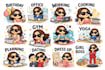 design digital planner stickers and journal stickers etsy