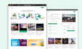 create website UI design website UI design, web template in figma