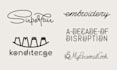 create stylish linear lettering in cursive, script and freehand