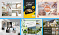 design anything in canva, instagram posts, real estate,flyer