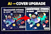 turn your ai album cover into a professional cartoon artwork