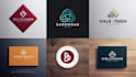 create 3 modern minimalist business logo design