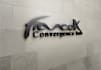 put your text or logo into in 3d wall in 24hrs