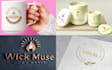 do candle label and candle logo design