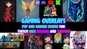 animate twitch and kick overlays, gaming  logo emotes
