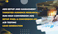setup, manage facebook ads campaign and grow organic followers