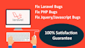 develop PHP laravel web application, API , website