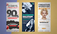 design roll up banner, signage, flyer and poster