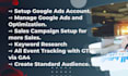 setup manage and optimize google PPC ads campaign