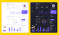 design stunning admin dashboard CRM web app uiux mockup wireframe