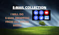 do email scraping, and email collection