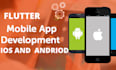 develop android and ios mobile app using flutter