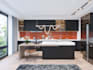 design interior architecture with realistic 3d rendering with 3 edits