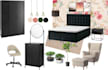 create interior design mood board and shopping list