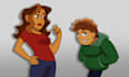 do cartoon character design and concept