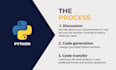 code your python assignment, work project, or script