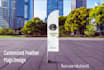 design amazing custom flag, feather flag and tear drop flag