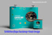 design backdrop, booth, exhibition, ceremony or kiosk banner