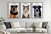 draw your pets into cartoon portrait