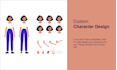 design and animate your character into video