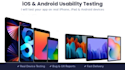 test website and apps on android and ios tablets for usability