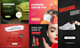 create animated web gif banners, ads, cover, post