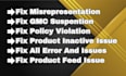 fix google merchant center suspension and misrepresentation