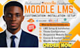 build, setup and customize moodle lms, skool elearning website, online courses