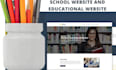 develop a professional school website, educational website, online course