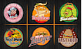 design restaurant bbq burger pizza catering and fastfood logo