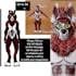 create 3d stylish character model with using render, texture, shadows and lights