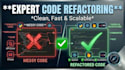 perform expert code refactoring, optimization, and logic rewrite